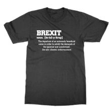Cliquewear Brexit Definition Siyah Erkek T-shirt