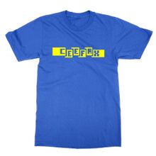 Cliquewear Ceefax Logolu Retro Nostalji Mavi Erkek T-shirt