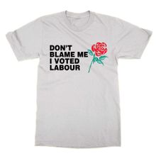 Cliquewear Don't Blame Me I Voted Labour Beyaz Erkek T-shirt