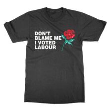 Cliquewear Don't Blame Me I Voted Labour Siyah Erkek T-shirt