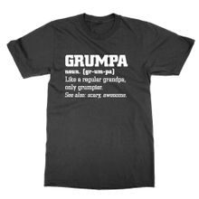Cliquewear Grumpa Tanımlı Siyah Erkek T-shirt