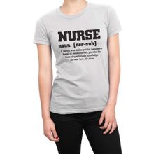 Cliquewear Hemşire Tanımlı Beyaz Erkek T-shirt