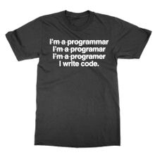 Cliquewear I'm a Programer I Write Code Siyah Erkek T-shirt