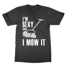 Cliquewear I'm Sexy and I Mow It Siyah Erkek T-shirt