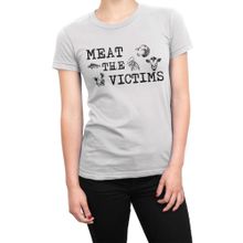 Cliquewear Meat The Victims Beyaz Erkek T-shirt
