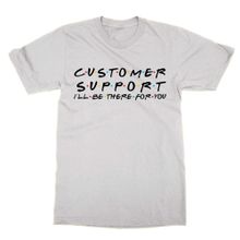Cliquewear Müşteri Desteği I'll Be There For You Beyaz Erkek T-shirt