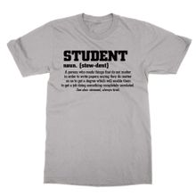 Cliquewear Öğrenci Tanımlı Gri Erkek T-Shirt