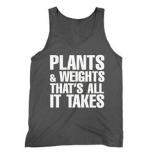 Cliquewear Plants & Weights is All it Takes Siyah Erkek Atlet