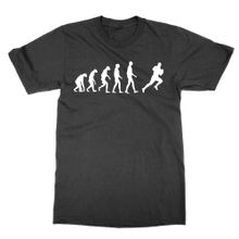 Cliquewear Rugby Oyuncusu Tişörtünün Evrimi Siyah Erkek T-shirt