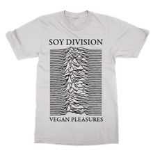 Cliquewear Soy Division Vegan Pleasures Beyaz Erkek T-shirt