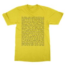 Cliquewear Steamed Hams Yazılı Sarı Erkek T-shirt