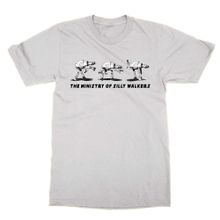 Cliquewear The Ministry of Silly Walkers Beyaz Erkek T-Shirt