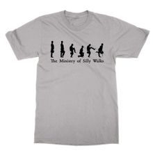 Cliquewear The Ministry of Silly Walks Gri Erkek T-Shirt