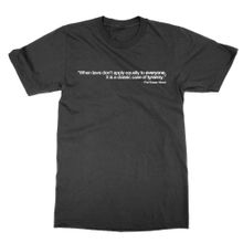 Cliquewear When Laws Don't Apply Equally to Everyone it is a Classic case of Tyranny Siyah Erkek T-shirt