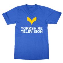 Cliquewear Yorkshire Televizyon Mavi Erkek T-Shirt