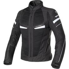 Clover RainJet -2 WP Korumalı Siyah/Beyaz Motosiklet Montu