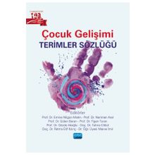 Çocuk Gelişimi Terimler Sözlüğü Nobel Akademik Yayıncılık