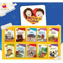 Çocuk Yayınları 1. Sınıf Hikaye Kitabı Seti 10 Kitap Melay İle Çınar Ay