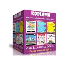 Çocuklar İçin Kodlama Öğreten Eğitim Seti 6 Kitap Enine Boyuna Eğitim