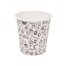 Coffee Desenli 50'li 6,5 oz Karton Bardak