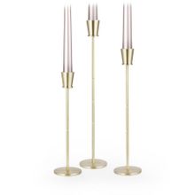 Coho Brazen Special Uzun Prinç Üçlü Set 23-28-34 cm Şamdan