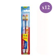 Colgate Clean 2'li 12 Adet Diş Fırçası