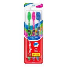 Colgate Extra Clean Colors 2+1 Orta Diş Fırçası