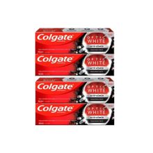 Colgate Optic White Aktif Kömür Yumuşak Mineral Temizliği Beyazlatıcı 4x50 ml Diş Macunu