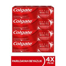 Colgate Optic White Parıldayan Beyazlık 4x75 ml Diş Macunu