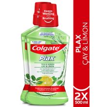 Colgate Plax Çay ve Limon Plağa Karşı 2x500 ml Ağız Bakım Suyu