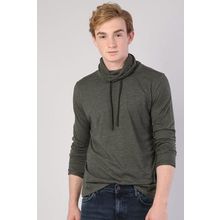 Colin's Regular Fit Yarim Balikci Erkek Haki Uzun Kol Tişört CL1036982_q1.v1_KML Haki