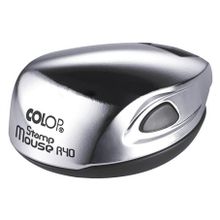 Colop 40 mm R40 Krom Kasa Mavi Keçe Stamp Mouse