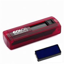 Colop Cep30 Kırmızı Kasa Mavi Keçe 18x47 mm Kaşe