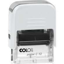 Colop Printer C10 Beyaz Kasa Siyah Keçe 10x27 mm Kaşe