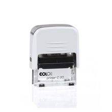 Colop Printer C20 Beyaz Kasa Siyah Keçe 14x38 mm Kaşe