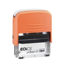 Colop Printer C30 Turuncu Kasa Siyah Keçe 18x47 mm Kaşe