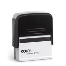 Colop Printer C40 Siyah Kasa Siyah Keçe 23x59 mm Kaşe