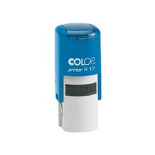 Colop R17 Yuvarlak Mavi Kasa Mavi Keçe 17 mm Kaşe