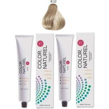 Color Naturel 9.11 Yoğun Küllü Sarı 2x100 ml Saç Boyası