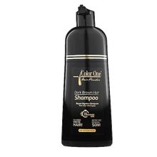 Color One 300 ml Koyu Kahve Saç Siyahlaştırıcı Beyaz Kapatıcı Şampuan Boya