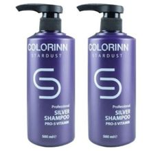 Colorinn 2x500 ml Stardust Silver Mor Şampuan