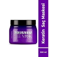 Colorinn Keratinli Saç Maskesi 500 ml – Hasar Görmüş Saçlar için Besleyici ve Onarıcı Bakım, Haftada 2-3 Kullanım