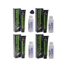 Colormax 1.10 Mavi Siyah 4 Adet Saç Boyası +4 Adet Oksidan Krem
