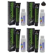Colormax 4 Kestane 2 Adet Saç Boyası+ 2 Adet Oksidan Krem