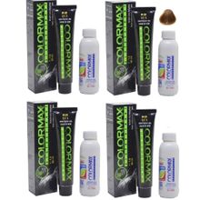 Colormax 7.34 Karamel 4 Adet Saç Boyası- 4 Adet Oksidan Krem