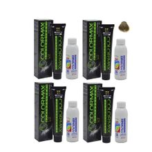 Colormax 7 Kumral 4 Adet Saç Boyası- 4 Adet Oksidan Krem