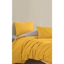 Colorpool Bright Future 200x220 CM Hardal Gri Nevresim Takımı