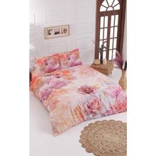 Colorpool Floral Touch 200x220 cm Somon Çift Kişilik Nevresim Takımı