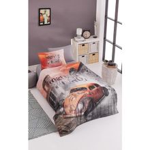Colorpool Forever Vos 160x220 cm Gri Tek Kişilik Nevresim Takımı