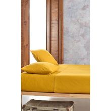 Colorpool Go Earth 200x220 cm Hardal Rengi Nevresim Takımı